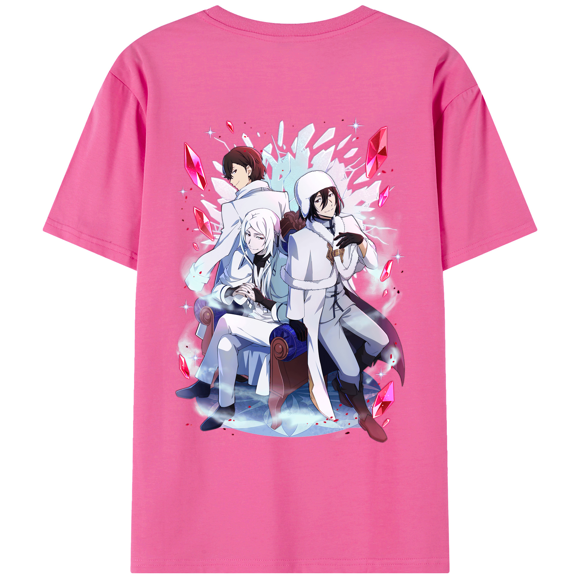 （画像用） 文豪ストレイドッグス Bungo Stray Dogs レディース半袖Tシャツ(バックプリント)